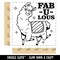 Fabulous Sassy Alpaca Square Rubber Stamp for Stamping Crafting